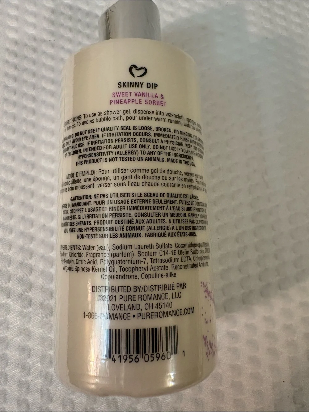 Pure Romance Sweet Fantasies Shower Gel & Bubble Bath – New & Sealed